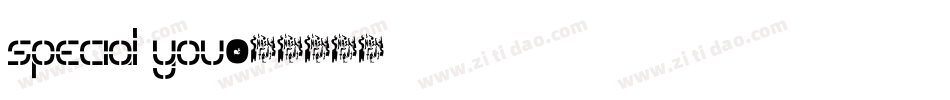 Special you字体转换